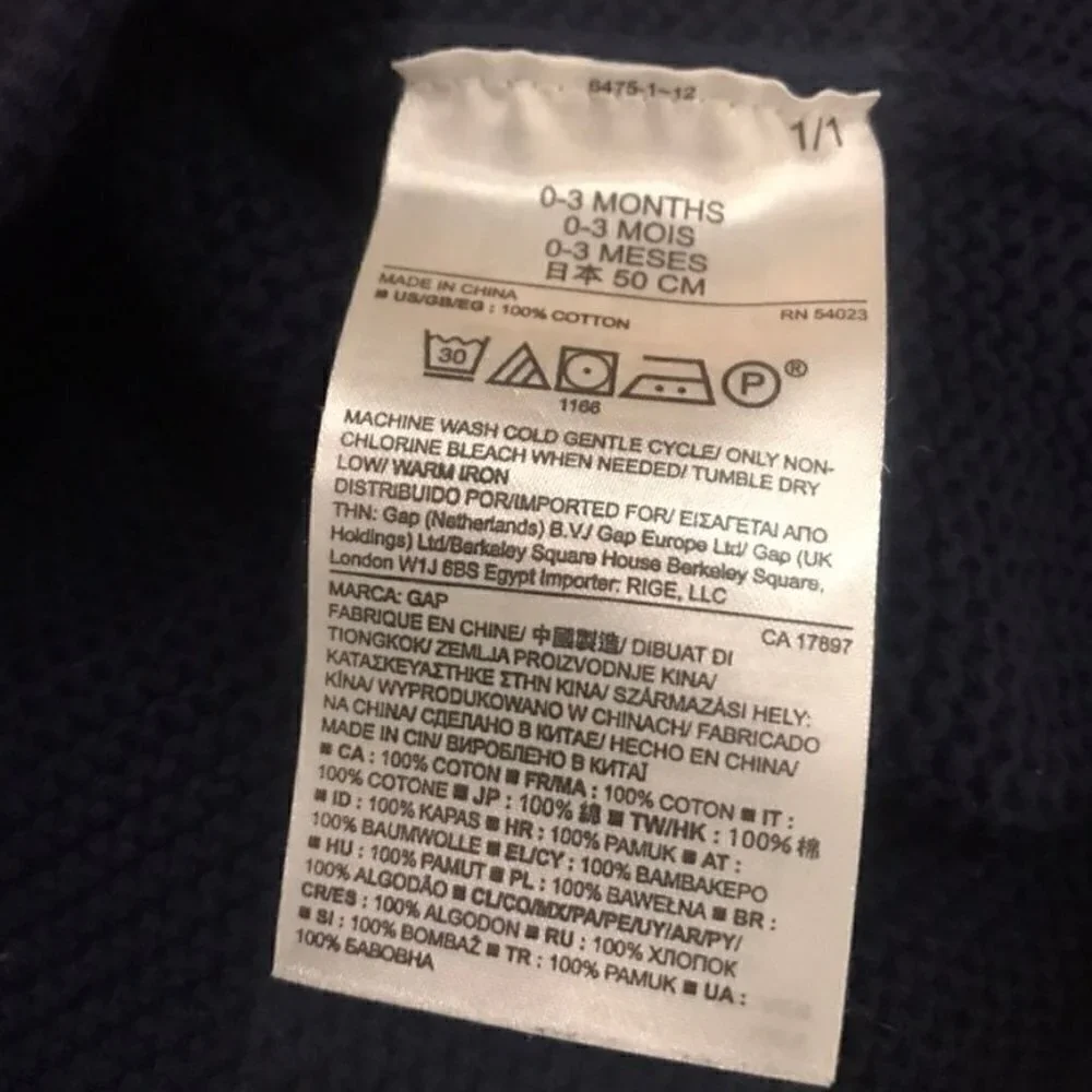 GAP baby size